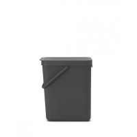 Raccolta differenziata: Sort & go pattumiera 25 lt grey