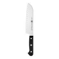 Coltello classico santuku alveolato cm 18 - linea gourmet