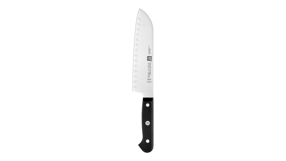 Coltello classico santuku alveolato cm 18 - linea gourmet