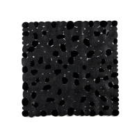 Tappetino antiscivolo doccia nero linea stone