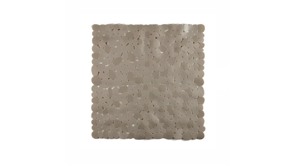 Tappetino antiscivolo doccia grigio linea stone