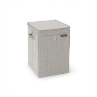 Cestello portabiancheria sovrapponibile 35 lt - color grey -...
