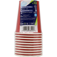 Soft Soft bicchieri carta riciclabile rosso cl.20x10