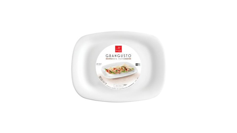Piatti singoli: Grangusto piatto piadina 28x21 cm