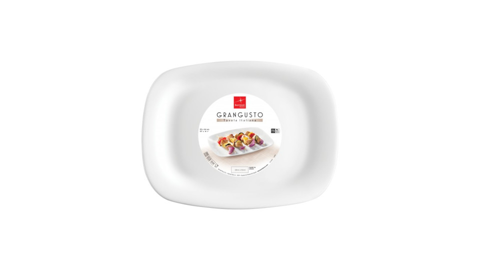 Piatti singoli: Grangusto piatto bbq 33x24 cm