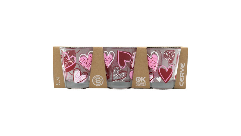 Cerve ces.3 bicciere nadia acqua cc250 vetro