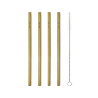 Tutto per i cocktail: Cannucce naturali in bamboo con spazzola...