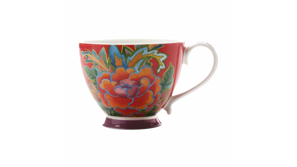 Tazze e teiere: Hanoi mug flower peony 400ml red gb