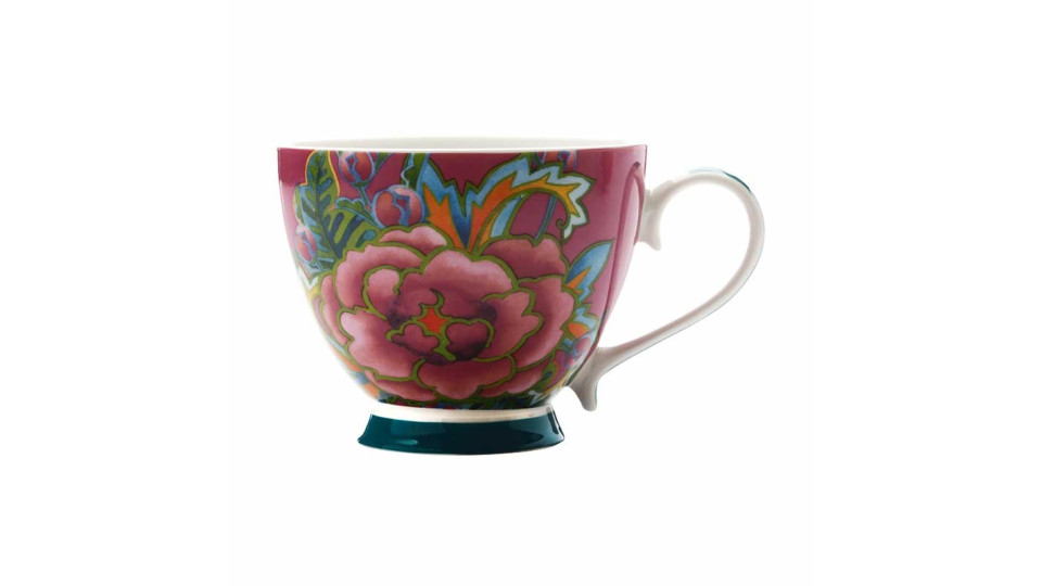 Tazze e teiere: Hanoi mug flower rose 400ml purple gb
