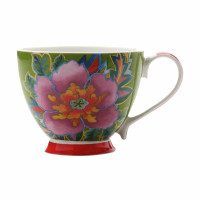 Tazze e teiere: Hanoi mug flower hibiscus 400ml green gb