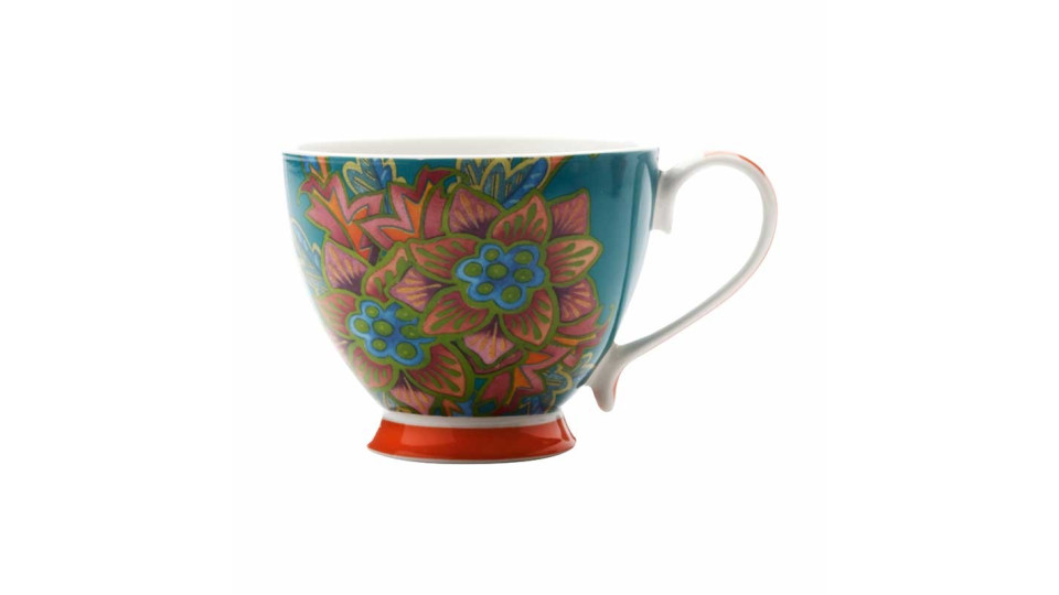 Tazze e teiere: Hanoi mug flower lily 400ml blue gb