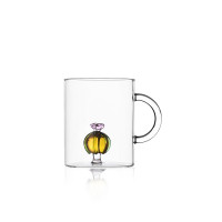 Tazza mug - disegno con cactus fiore rosa - serie desert