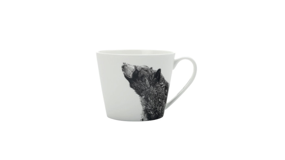 Tazza Mug Large con orso nero asiatico - 450 ml - serie ferlazzo