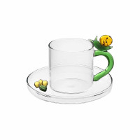 Tazze e teiere: Fruits and flower tazzina caffã lumaca