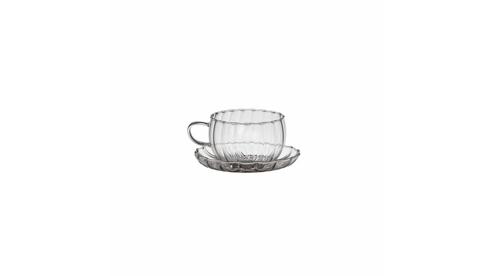 Tazze e teiere: Boro tazza te' con piatto romantic set 2 pz