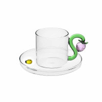 Tazze e teiere: Fruits and flower tazzina caffã fragola