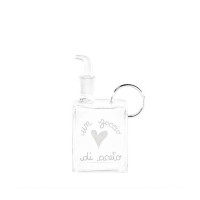 Bottiglia acetiera in vetro decorato da 400 ml decoro un...