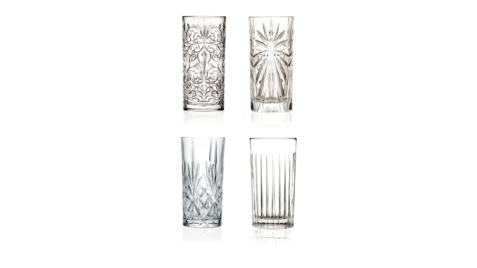 Boccali, bicchieri e calici: Mixology set 4 biccheri hb