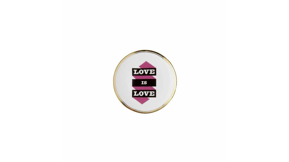 Piatti singoli: La tavola scomposta piattino love is love
