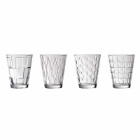 Boccali, bicchieri e calici: Dressed up bicchiere acqua set 4 pz