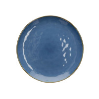 Piatto da portata colore blu avio - collezione concerto 32 cm