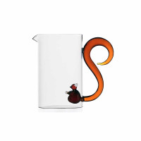 Brocca di vetro con coda di scoiattolo - serie animal farm