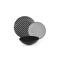 Servizio di piatti: Monochrome servizio tavola piatti 18 pz