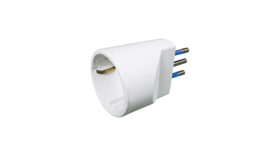 Accessori elettrici: Adattatore imq da presa schuko a spina...
