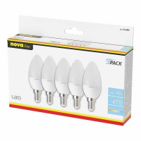 Accessori elettrici: Lampade led oliva e14 6w 220-240v 4000k...