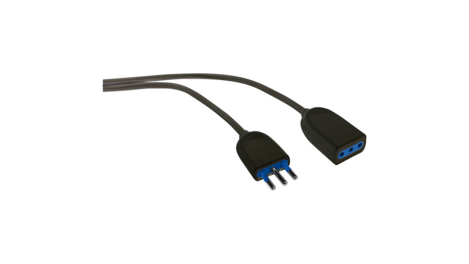 Accessori elettrici: Prolunga spina/presa 10a cavo 3mt 3x1mm...