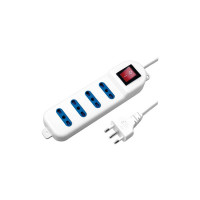 Accessori elettrici: Multipr. interruttore - 4 prese...