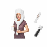Phon, pastre, rasoi e manicure: Cuffia asciugacapelli 3in1 hth...