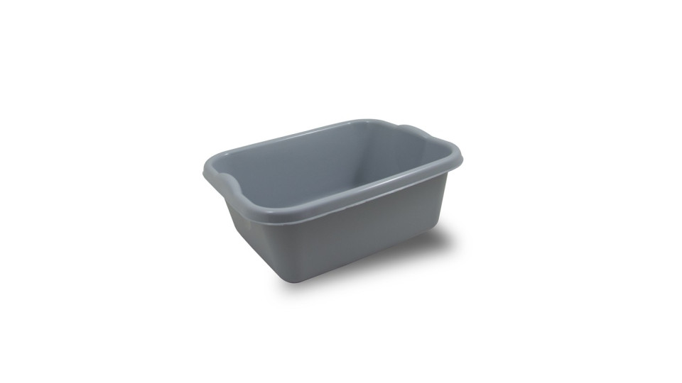 Accessori per il tessile: Bacinella rettangolare 10 lt grigio