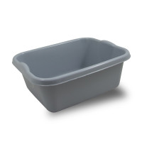 Accessori per il tessile: Bacinella rettangolare 14 lt grigio