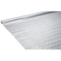 Soft Soft tovaglia damascata argento cm.118x6 mt.