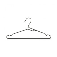 Accessori per il tessile: Laundry set 4 grucce in alluminio nero