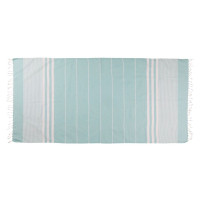 Tessile bagno: Asciugamano telo mare 180x100 cm sultan turquoise