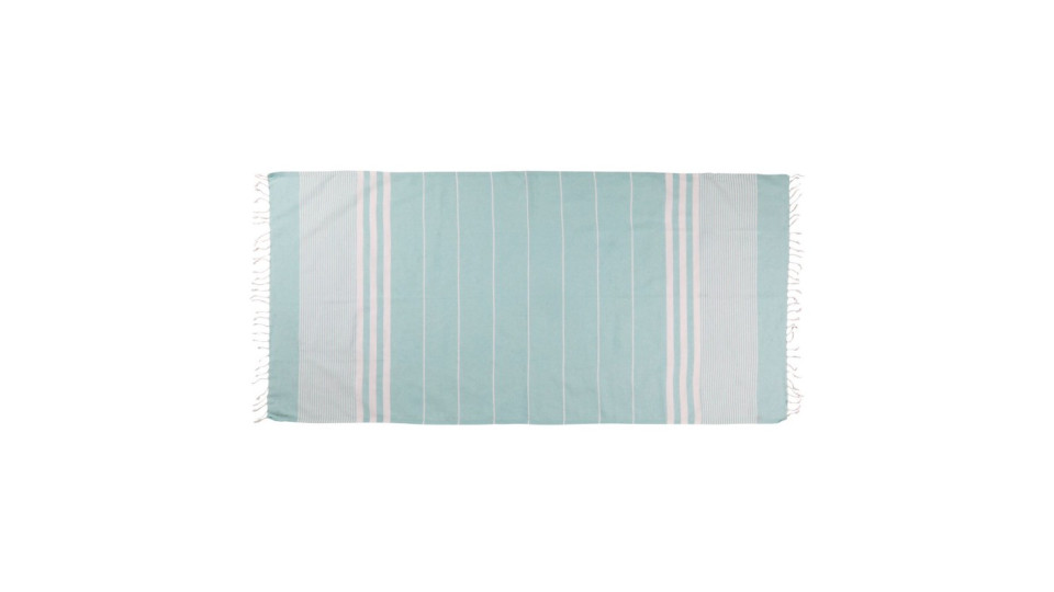 Tessile bagno: Asciugamano telo mare 180x100 cm sultan turquoise