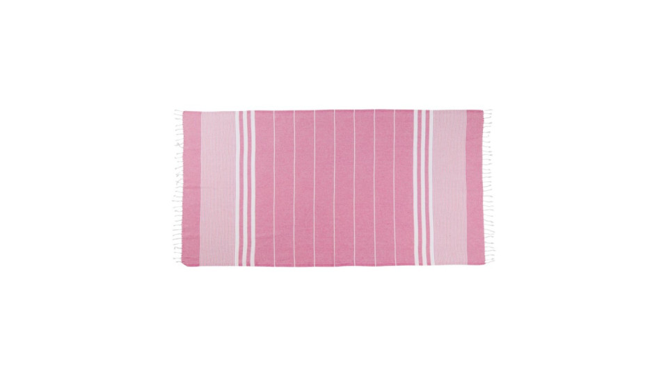 Tessile bagno: Asciugamano telo mare 180x100 cm sultan pink