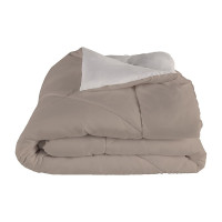 Biancheria da letto: Piumino matrimoniale bicolor 100%...