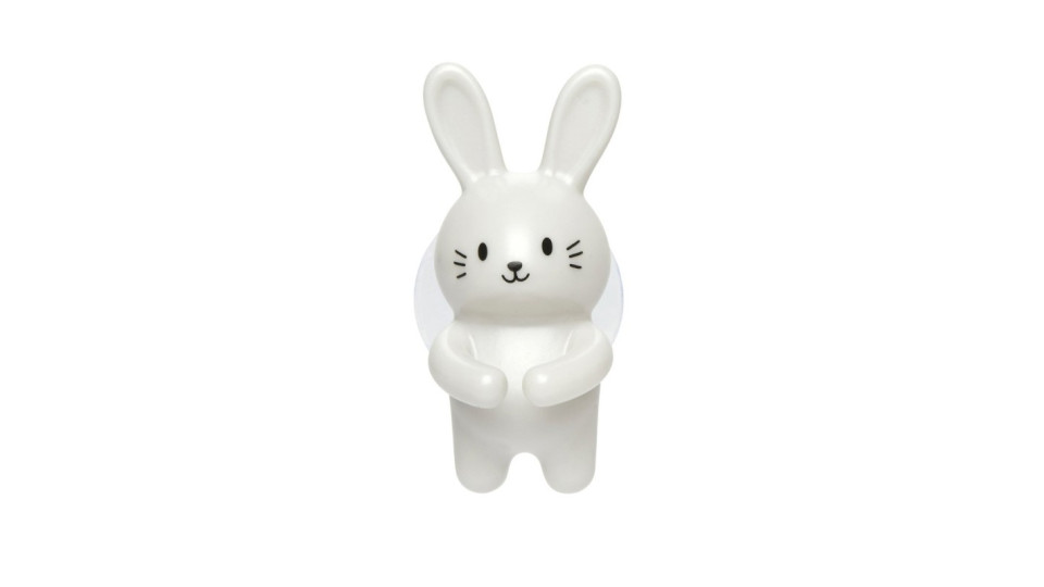 Gadget: Portaspazzolino da denti a ventosa rabbit