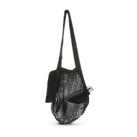 Borsa retata con taschina - colore nera
