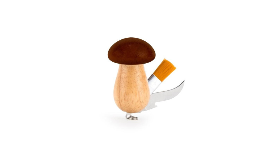 Gadget: Portachiavi con attrezzi per raccolta funghi