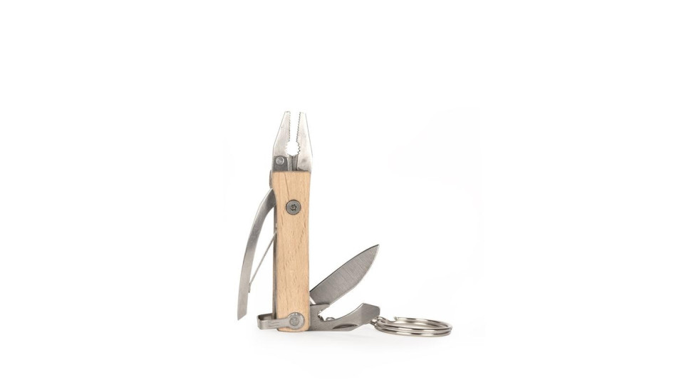 Gadget: Portachiavi con mini pinza multiuso