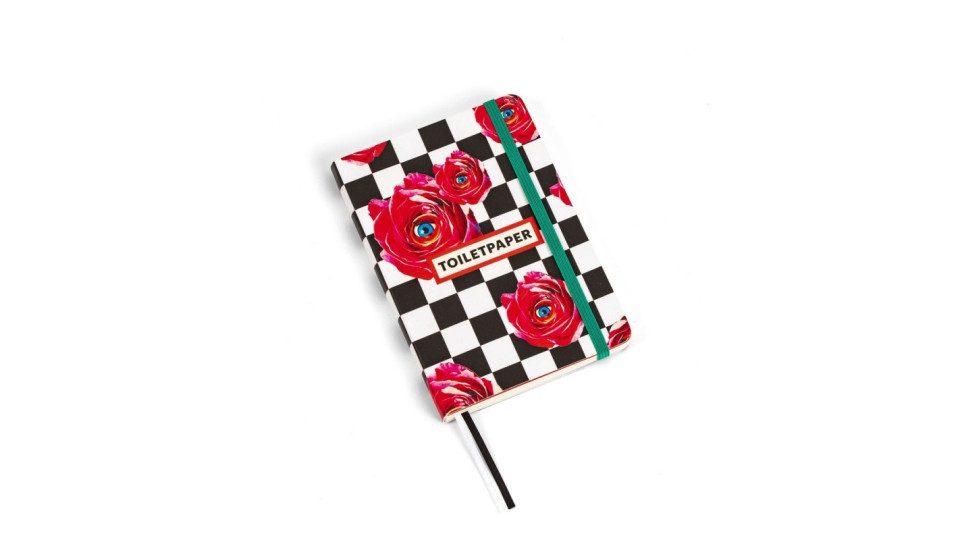 Taccuino per appunti - stampa fantasia roses - size regular cm...