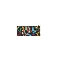 Astuccio porta oggetti - stampa fantasia snakes - size 21x9 cm...