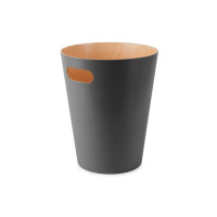 Cestino per carte color charcoal - line/series woodrow
