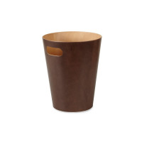 Cestino per carte color espresso - line/series woodrow
