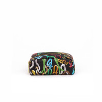 Astuccio porta oggetti - stampa fantasia snakes - size 20,5x7...