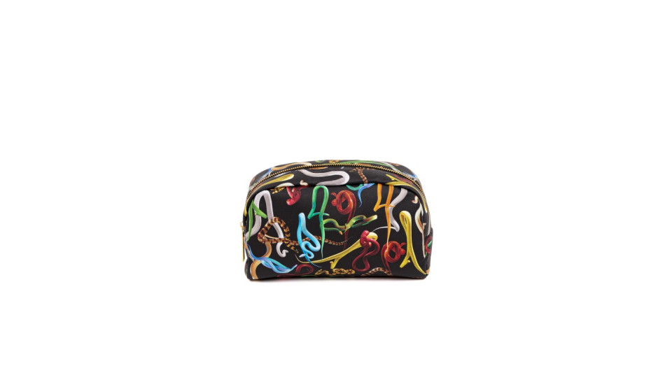 Beauty-case - stampa fantasia snakes - size 23x8 cm - serie...